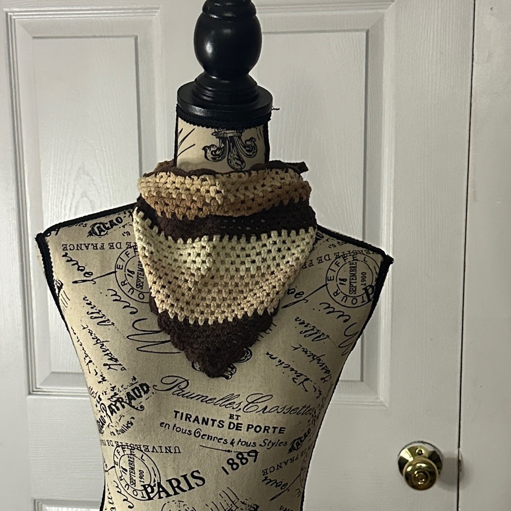 Hair Scarf - Brown Layer Muliple-Shade